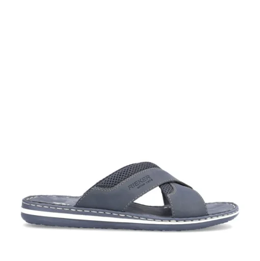 Rieker Herren Pantoletten marineblau S13  21090-14