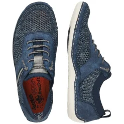 Rieker Herren Schnürschuhe pazifikblau 07551-15