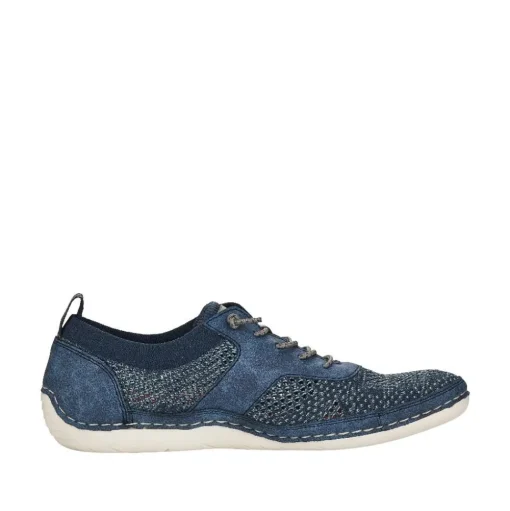 Rieker Herren Schnürschuhe pazifikblau 07551-15