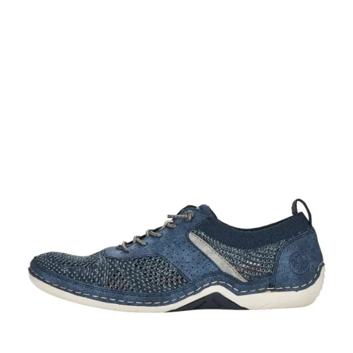 Rieker Herren Schnürschuhe pazifikblau 07551-15