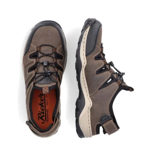 Rieker Herren Slipper mokka S13  08085-24