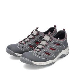 Rieker Herren Slipper mondgrau S13  08065-46