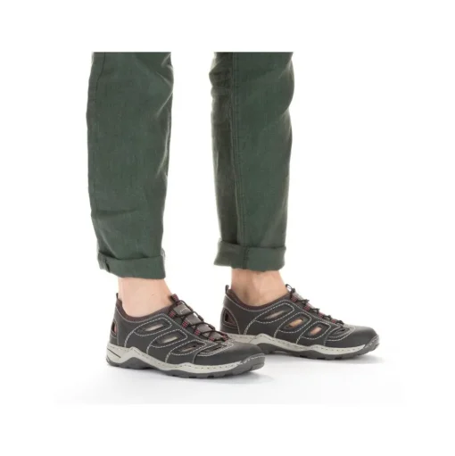 Rieker Herren Slipper mondgrau S13  08065-46