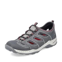 Rieker Herren Slipper mondgrau S13  08065-46