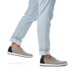 Rieker Herren Slipper mondgrau S13  18267-40