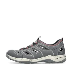Rieker Herren Slipper mondgrau S13  08065-46