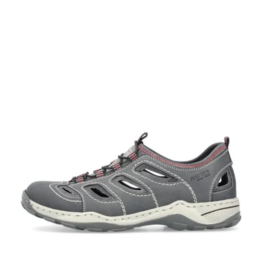 Rieker Herren Slipper mondgrau S13  08065-46