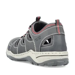 Rieker Herren Slipper mondgrau S13  08065-46
