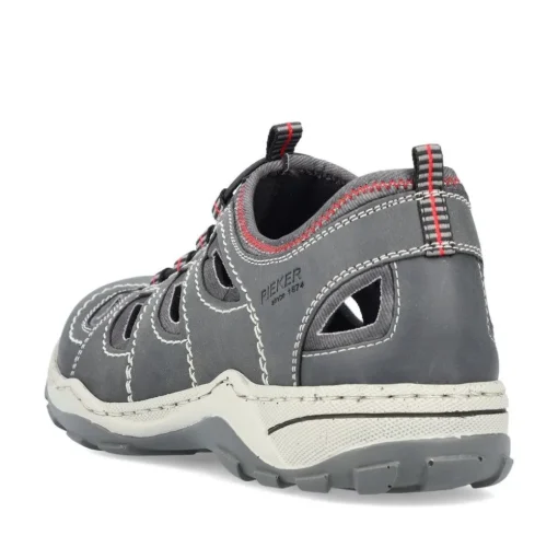 Rieker Herren Slipper mondgrau S13  08065-46