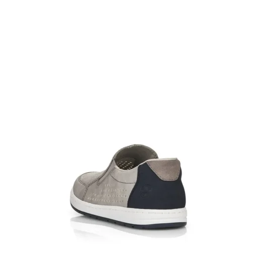 Rieker Herren Slipper mondgrau S13  18267-40