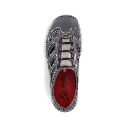 Rieker Herren Slipper mondgrau S13  08065-46