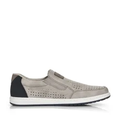 Rieker Herren Slipper mondgrau S13  18267-40