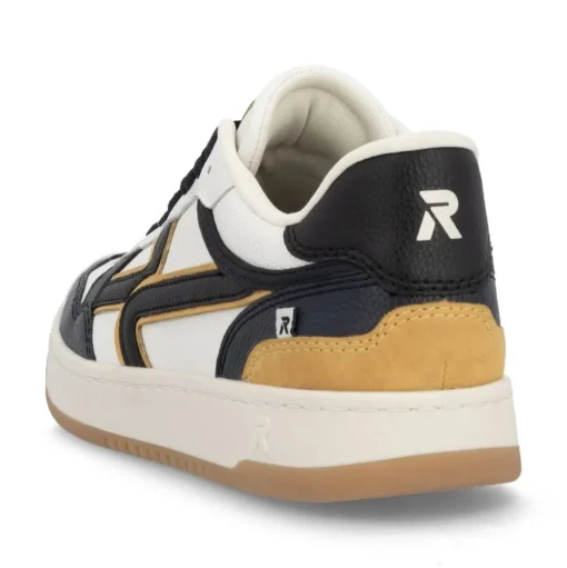 Rieker Herren Sneaker Low cremeweiß S24 U1900-81