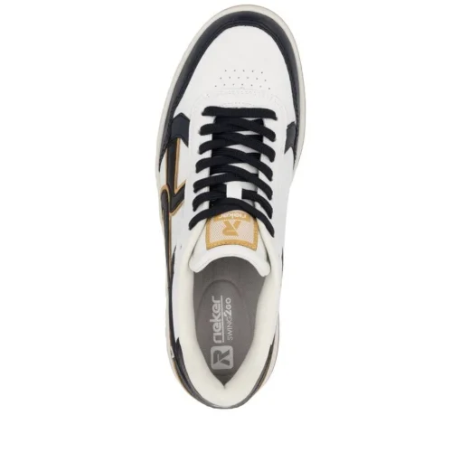 Rieker Herren Sneaker Low cremeweiß S24 U1900-81