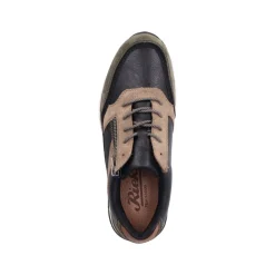 Rieker Herren Sneaker multicolor Komfortweite schwarz S23 B2003-90