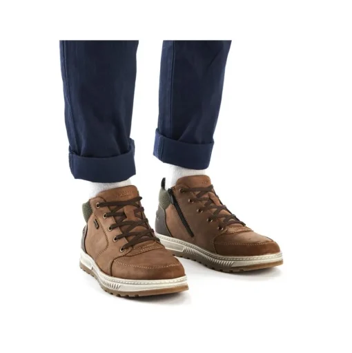 Rieker Herren Stiefel TEX braun S24 37011-24