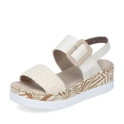 Rieker Keilsandalette beige S14 V3950-61