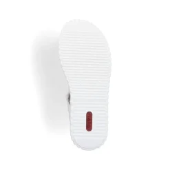 Rieker Keilsandalette H - Weite Extraweit Schlupf weiß S14 63261-80