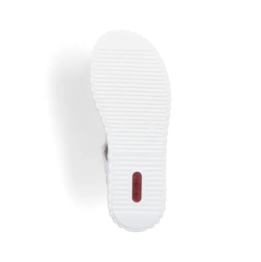 Rieker Keilsandalette H - Weite Extraweit Schlupf weiß S14 63261-80