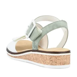 Rieker Keilsandalette mint S14 V3660-52