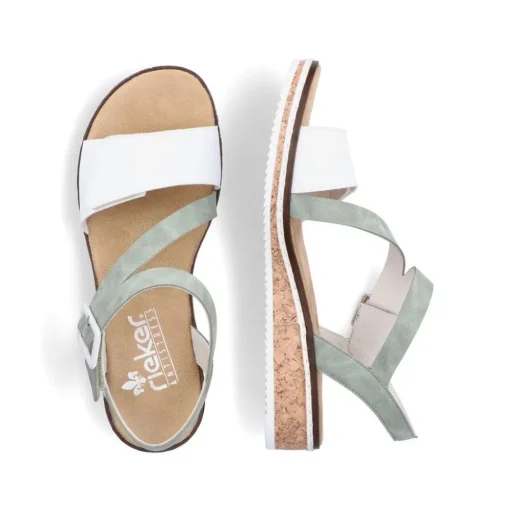 Rieker Keilsandalette mint S14 V3660-52