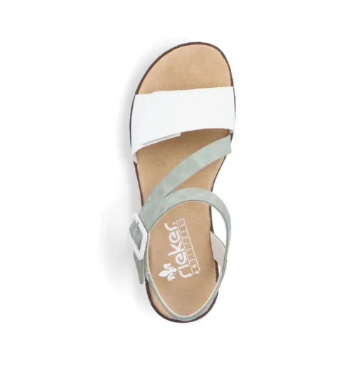 Rieker Keilsandalette mint S14 V3660-52