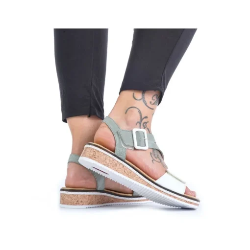 Rieker Keilsandalette mint S14 V3660-52