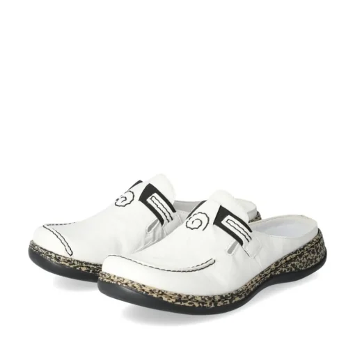 Rieker Pantolette Clogs weiß 46393-80