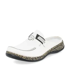 Rieker Pantolette Clogs weiß 46393-80