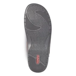 Rieker Pantolette Klettverschluss Leder braun 25590-25