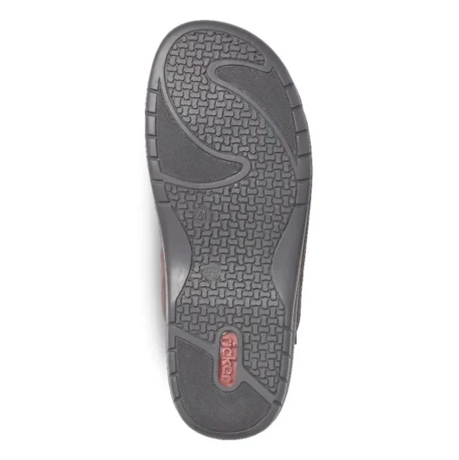 Rieker Pantolette Klettverschluss Leder braun 25590-25