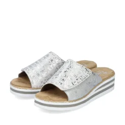 Rieker Pantolette silber metallic S14 V0290-90