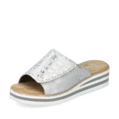 Rieker Pantolette silber metallic S14 V0290-90