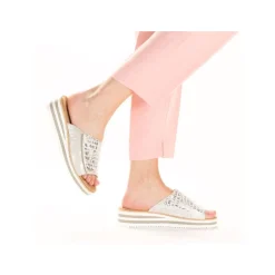 Rieker Pantolette silber metallic S14 V0290-90