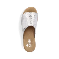 Rieker Pantolette silber metallic S14 V0290-90