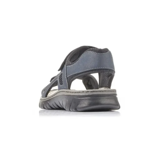 Rieker Sandale Trekking Klettverschluss blau 26761-14