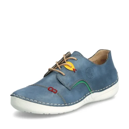 Rieker Schnürschuh blau S14 52528-14