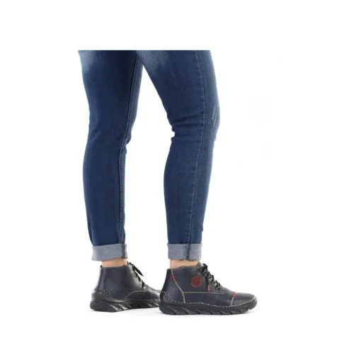 Rieker Schnürschuh blau S24 55002-14