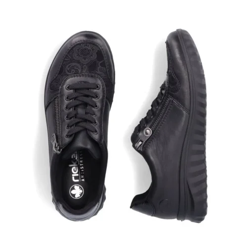 Rieker Schnürschuh schwarz S24 59001-00