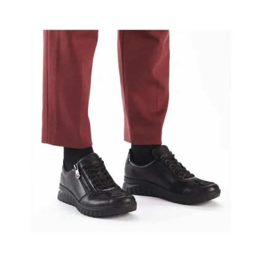 Rieker Schnürschuh schwarz S24 59001-00