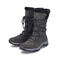 Rieker Schnürstiefel grau TEX Membran S24 M9684-45