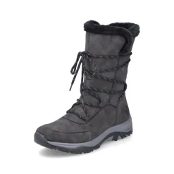 Rieker Schnürstiefel grau TEX Membran S24 M9684-45