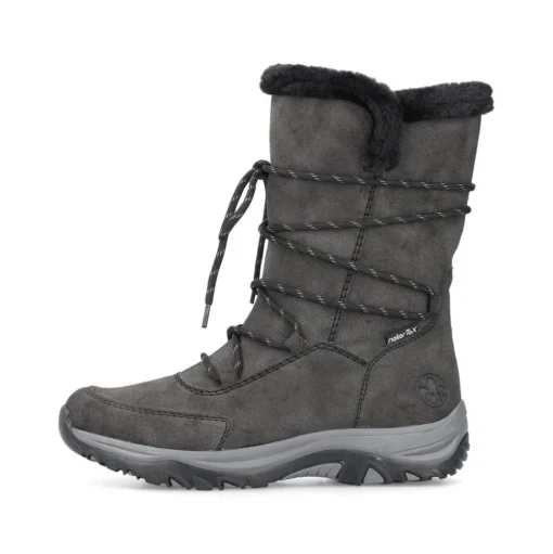 Rieker Schnürstiefel grau TEX Membran S24 M9684-45
