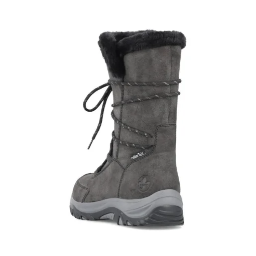 Rieker Schnürstiefel grau TEX Membran S24 M9684-45
