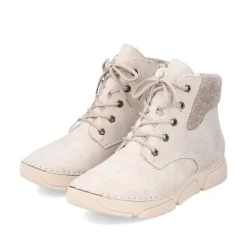 Rieker Schnüstiefel beige TEX Membran S24 45900-60