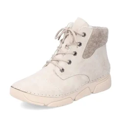 Rieker Schnüstiefel beige TEX Membran S24 45900-60