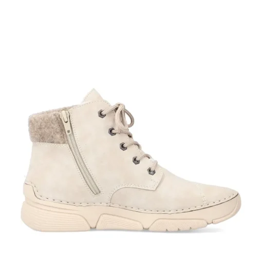 Rieker Schnüstiefel beige TEX Membran S24 45900-60