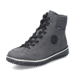 Rieker Schnüstiefelette grau TEX Menbran S24 Z4251-45