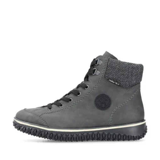 Rieker Schnüstiefelette grau TEX Menbran S24 Z4251-45