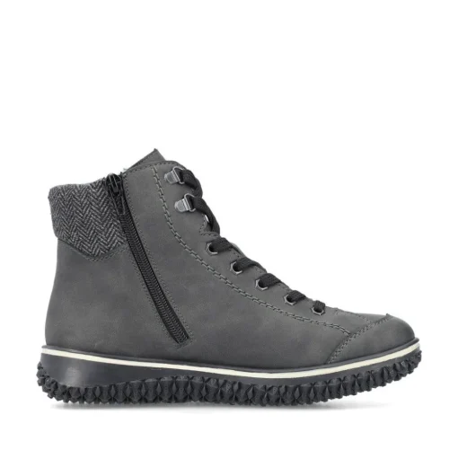 Rieker Schnüstiefelette grau TEX Menbran S24 Z4251-45